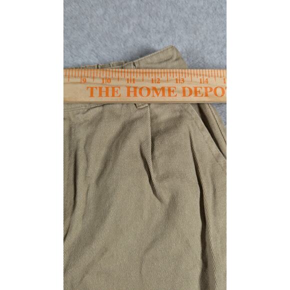 EMPYRE Women Pants Small Tori Y2K Khaki Twill Canvas Baggy Relax Khaki - Picture 8 of 10